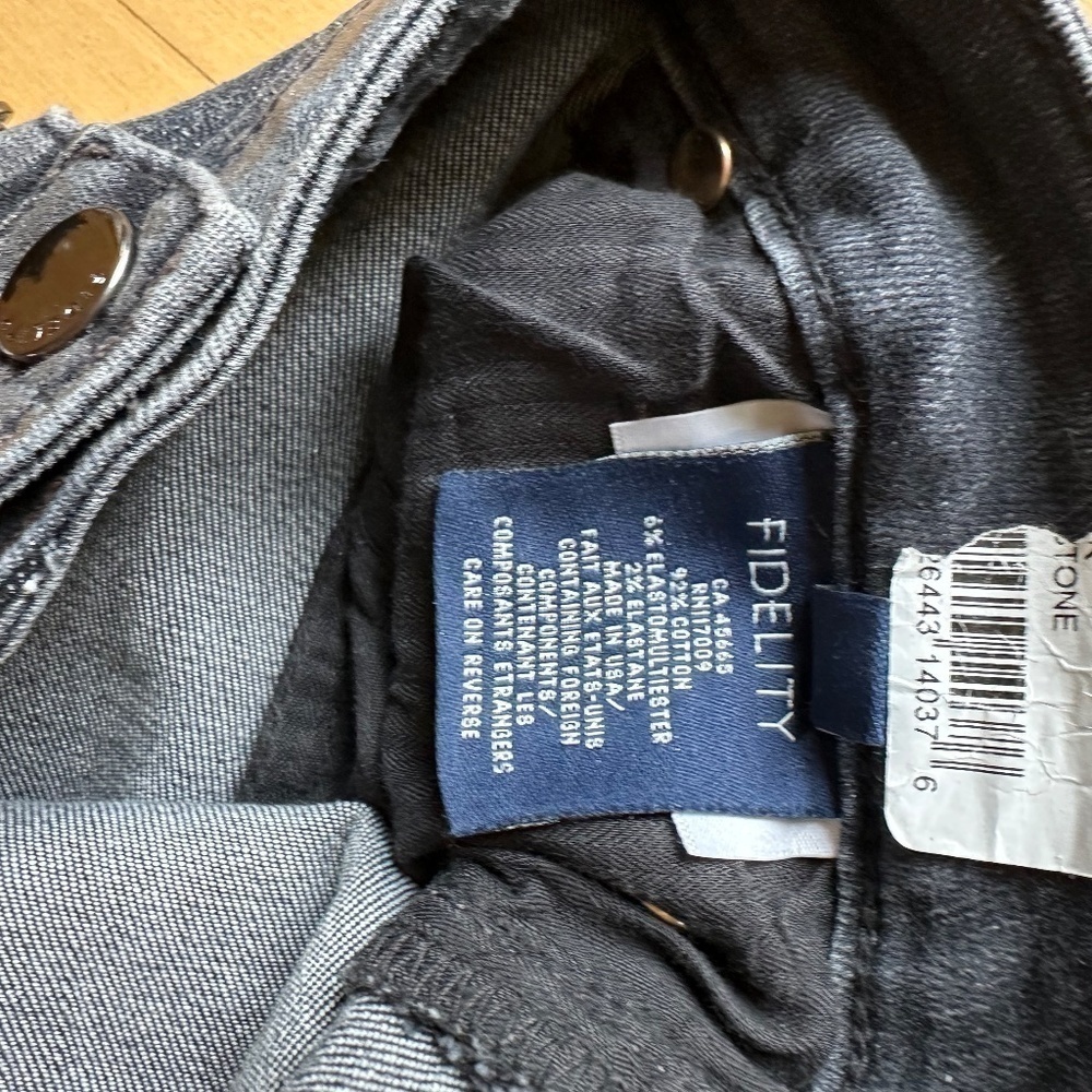 Anthropologie Fidelity Denim Juniper Flare Crop Shine Jean, 32. Pg1225 - Picture 11 of 11